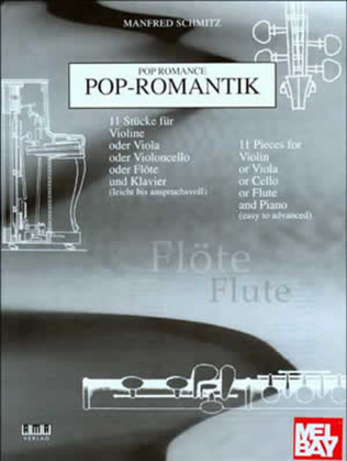 Book cover for Pop Romance for Flute