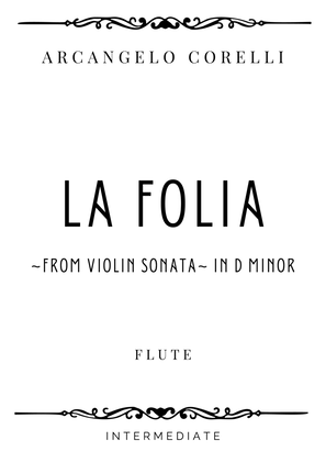 Book cover for Corelli - La Folia (from Violin Sonata) in D minor - Intermediate