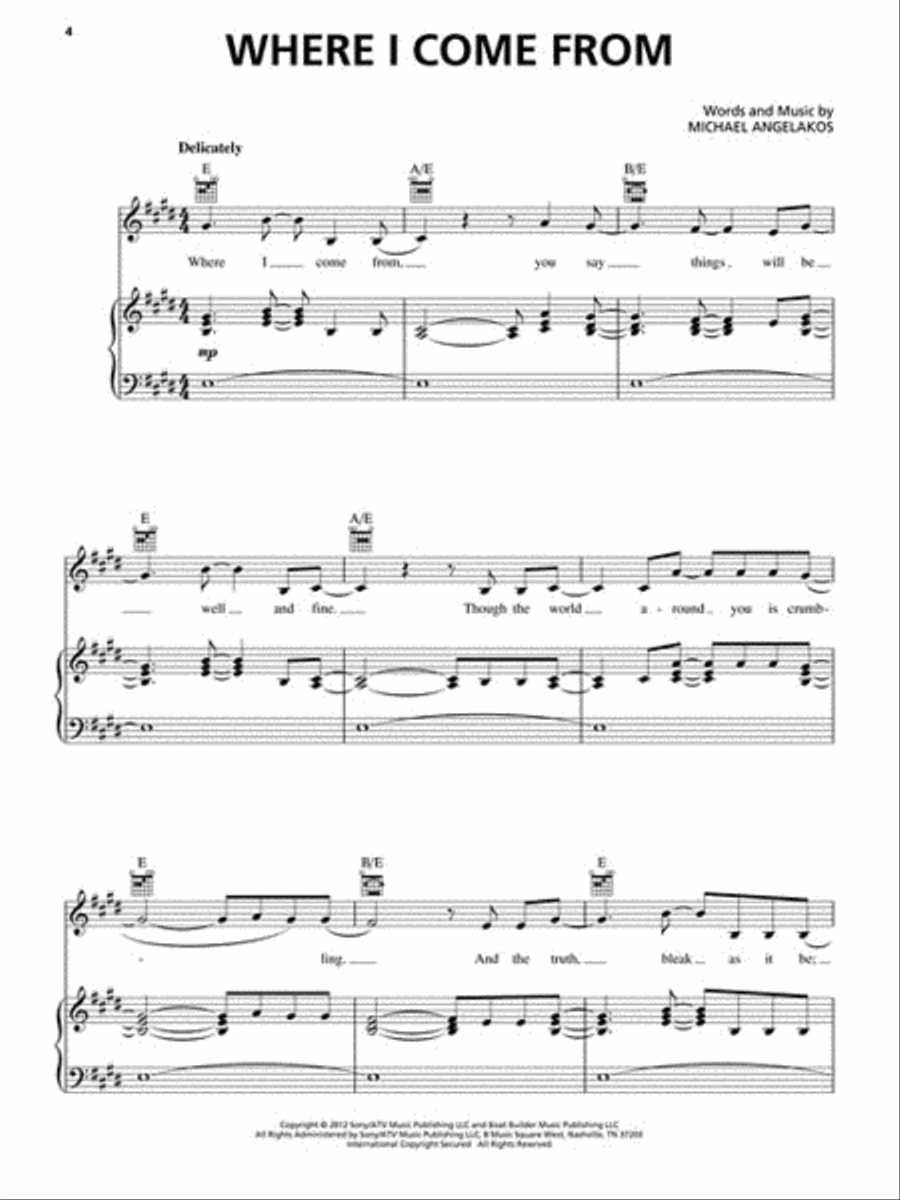 Twilight: Breaking Dawn, Part 2 Piano, Vocal, Guitar scores gallery preview page 3