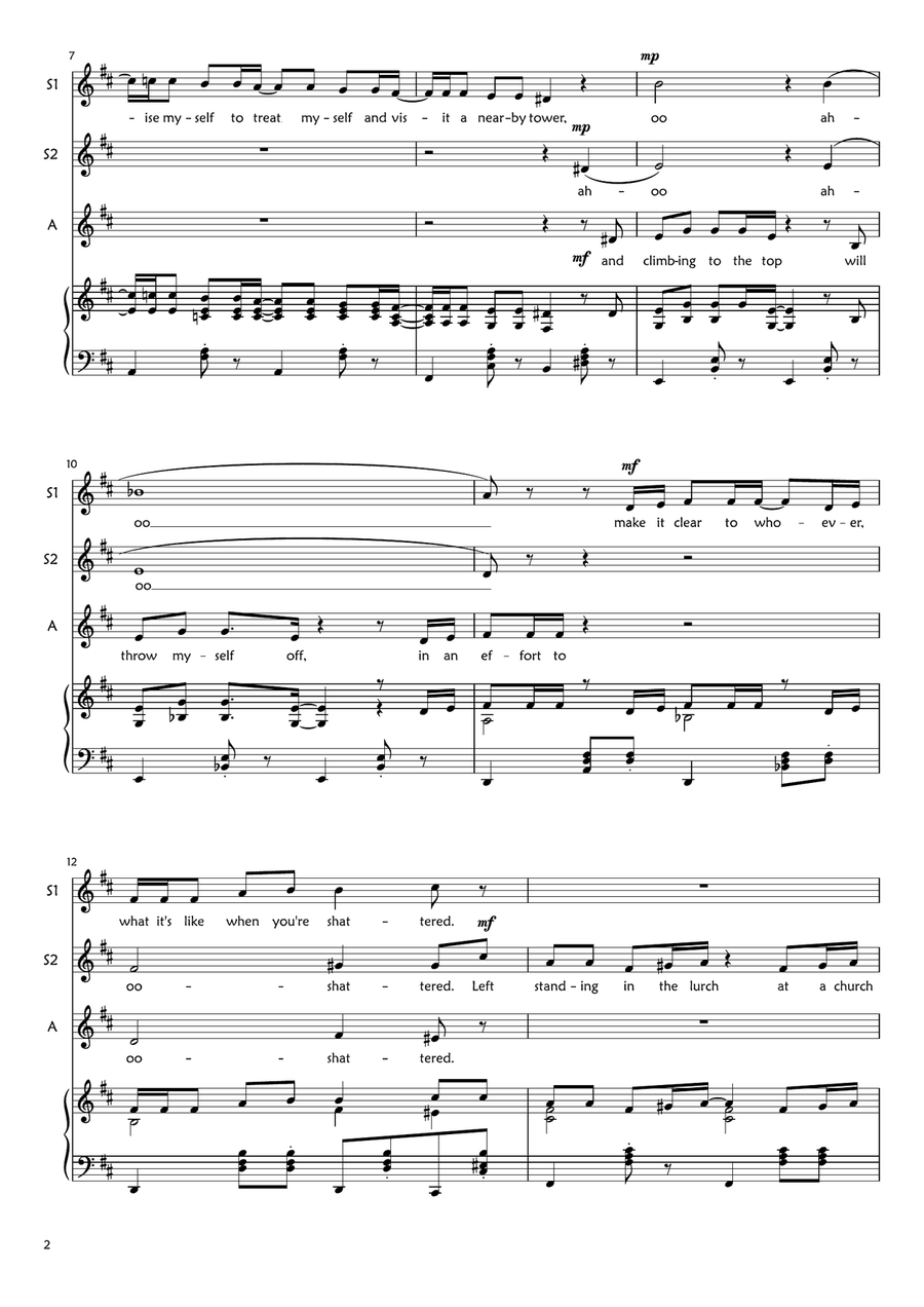 Alone Again (naturally) Alone Again (naturally) SSA scores gallery preview page 2