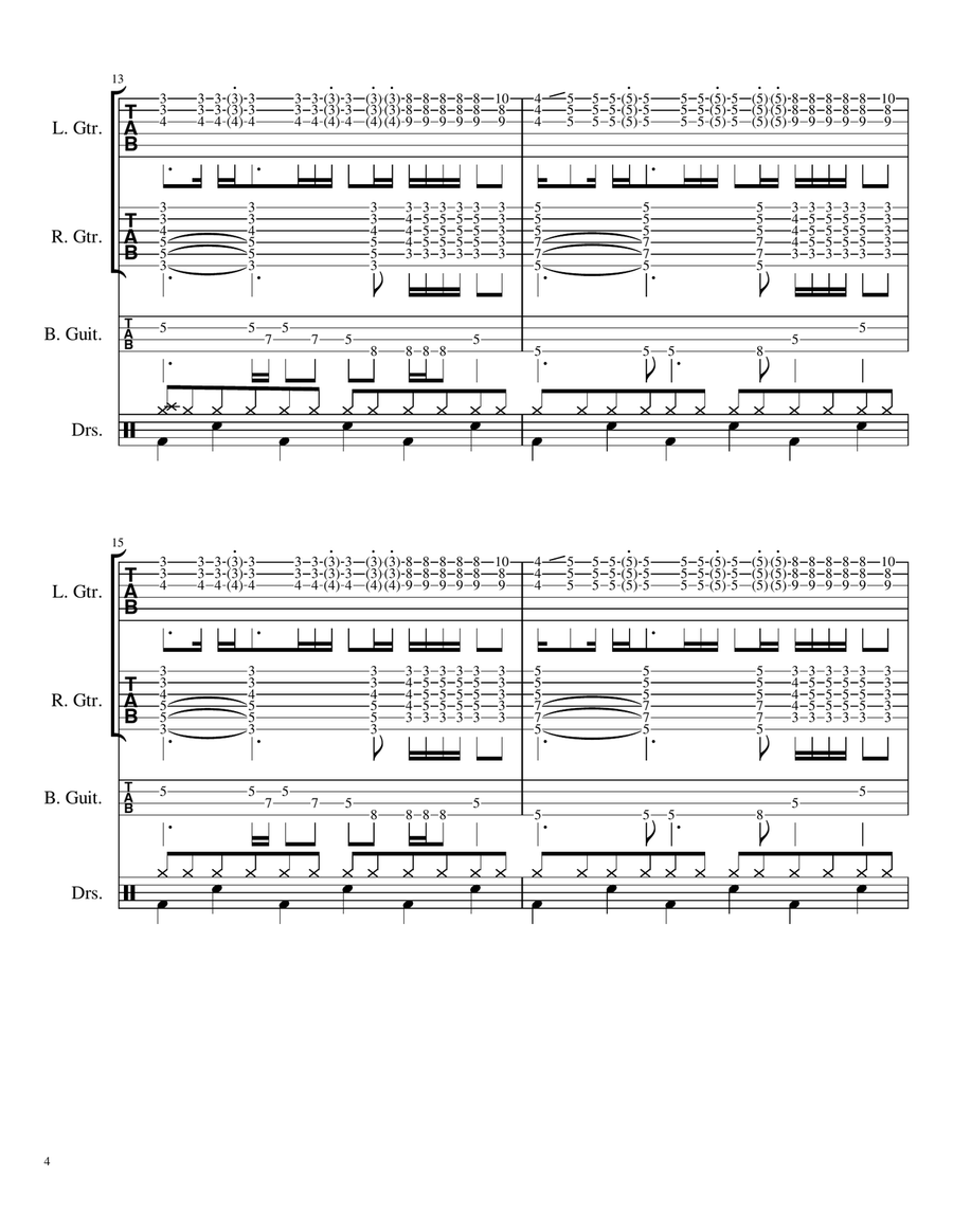 Cooking Up Something Good Acoustic Guitar scores gallery preview page 4