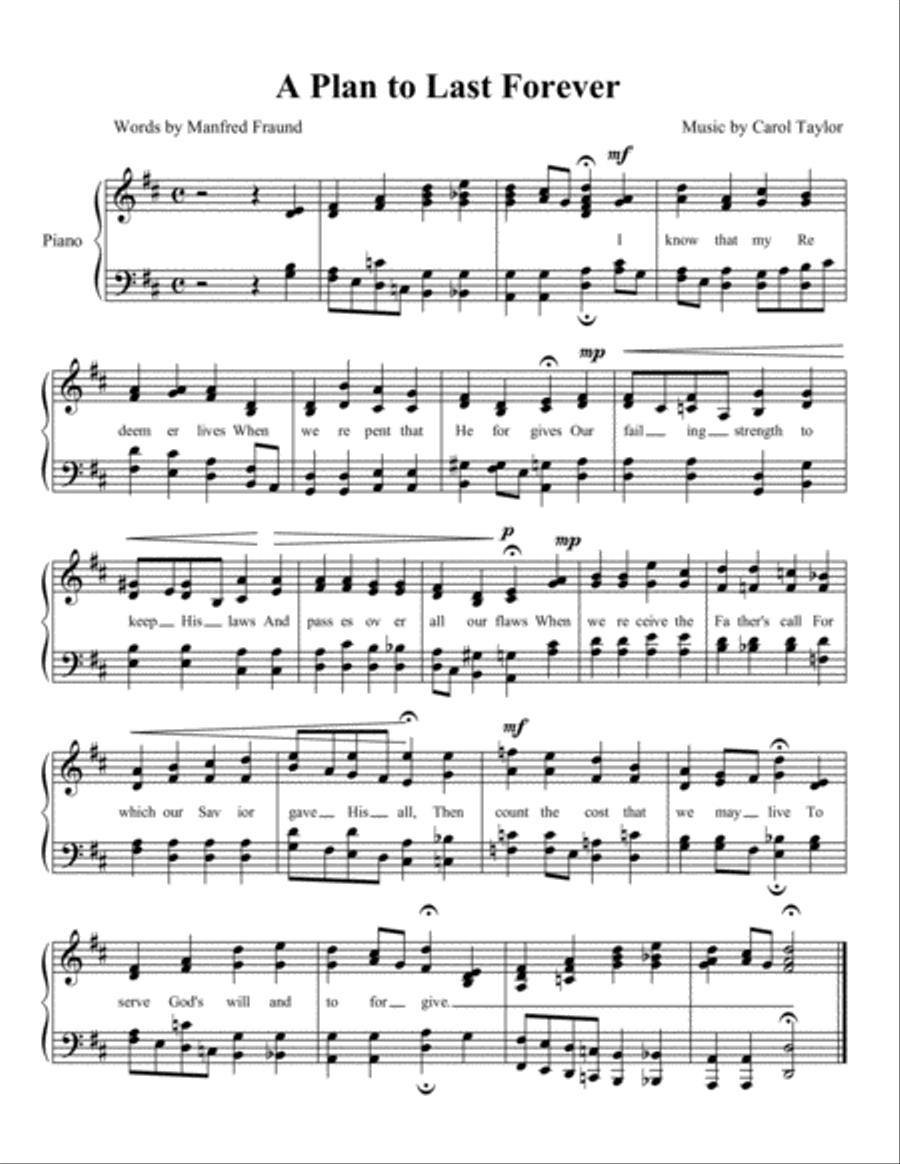 A Plan 4-Part scores gallery preview page 1