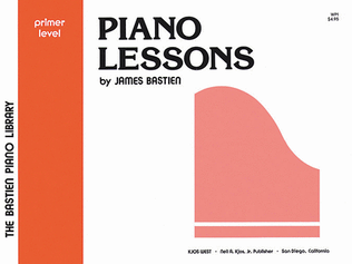 Book cover for Piano Lessons, Primer