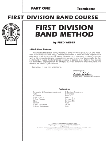 First Division Band Method, Part 1