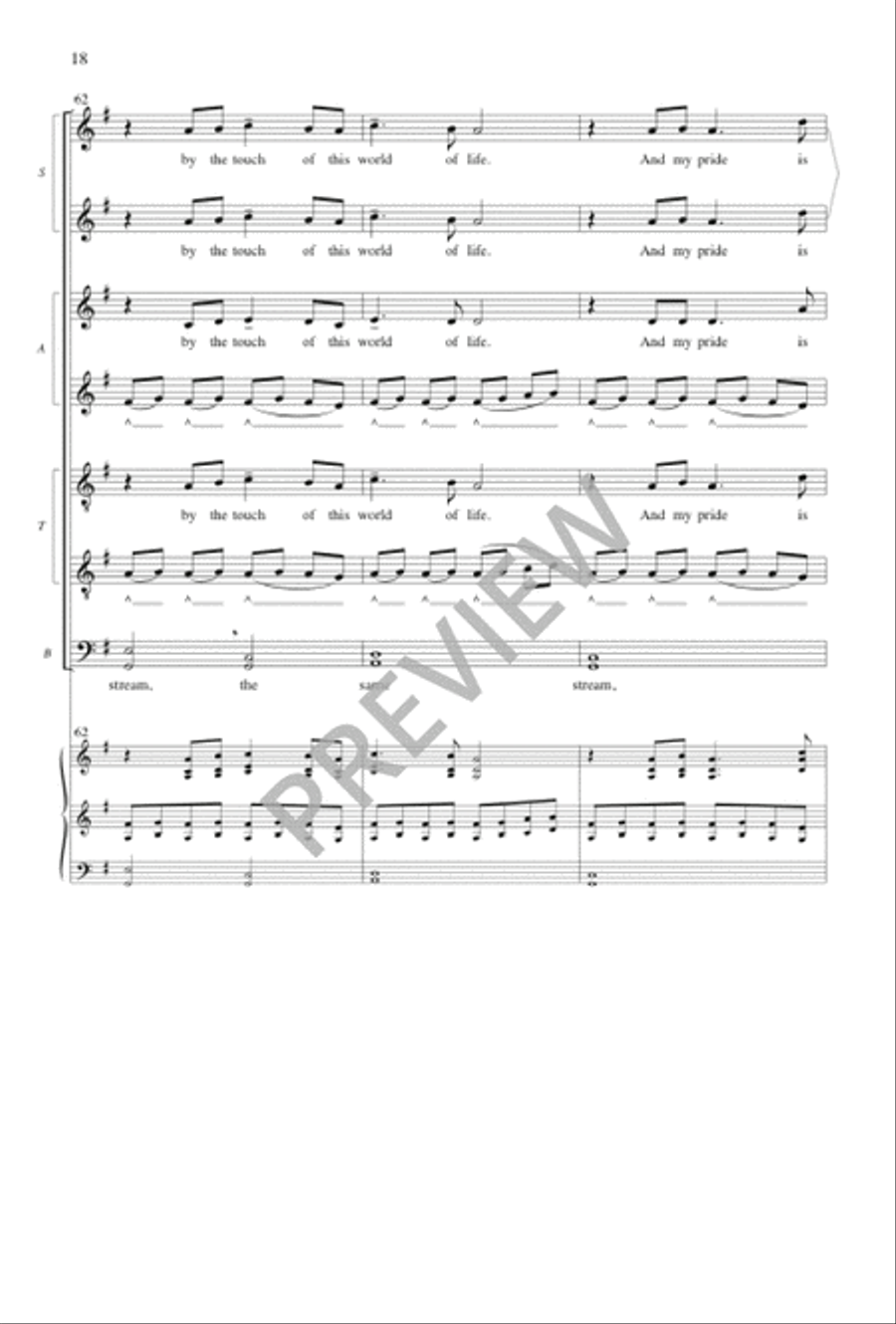 The Same Stream Divisi scores gallery preview page 19