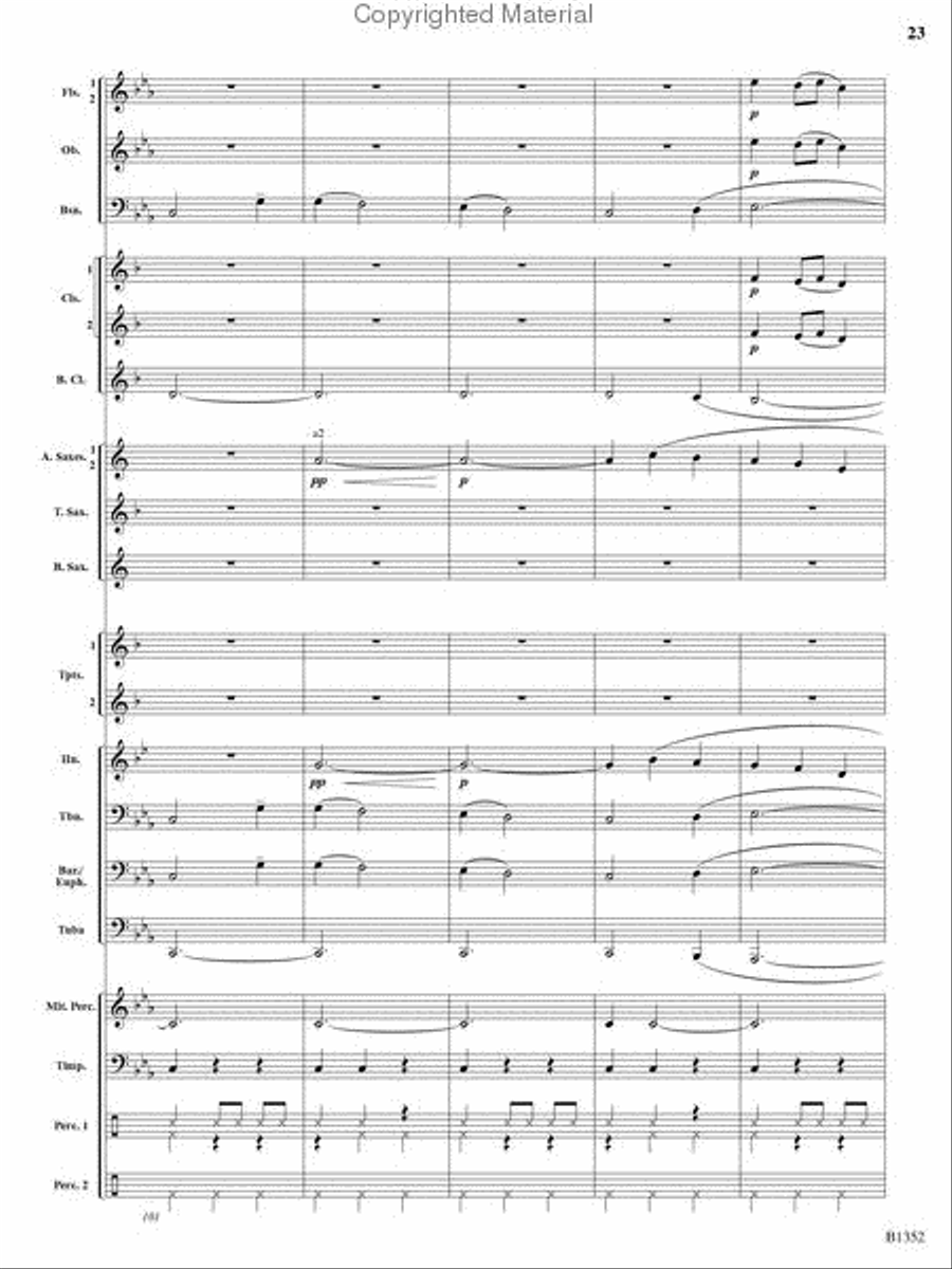 A Christmas Montage Concert Band scores gallery preview page 22