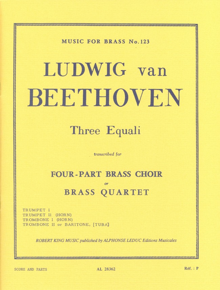 3 Equali - Brass Quartet
