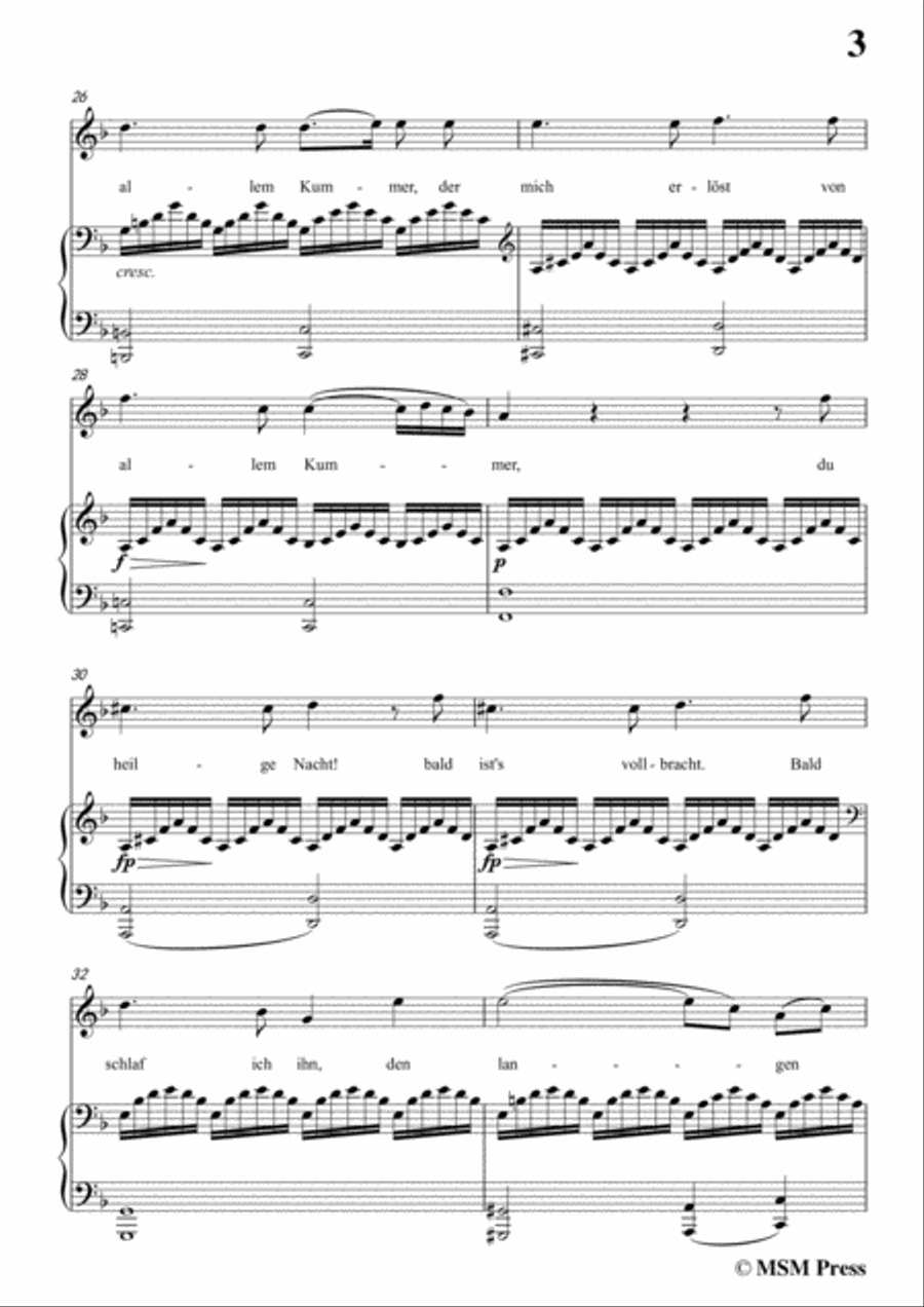 Schubert-Nachtstück,Op.36 No.2,in d minor,for Voice&Piano Voice scores gallery preview page 5