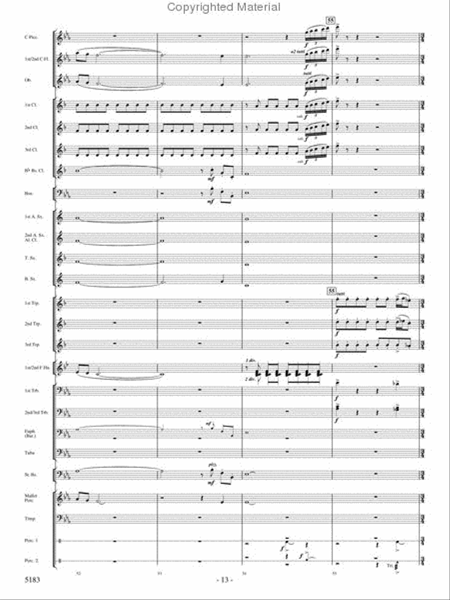 Portrait of Freedom Concert Band scores gallery preview page 12