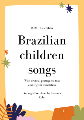 Book cover for Brazilian Children song (D major) - Vol. 1