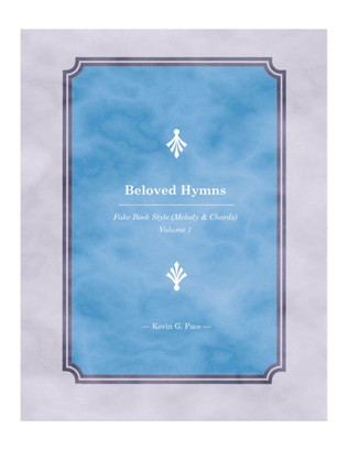Book cover for Beloved Hymns: Fake book style (Melody & Chords)