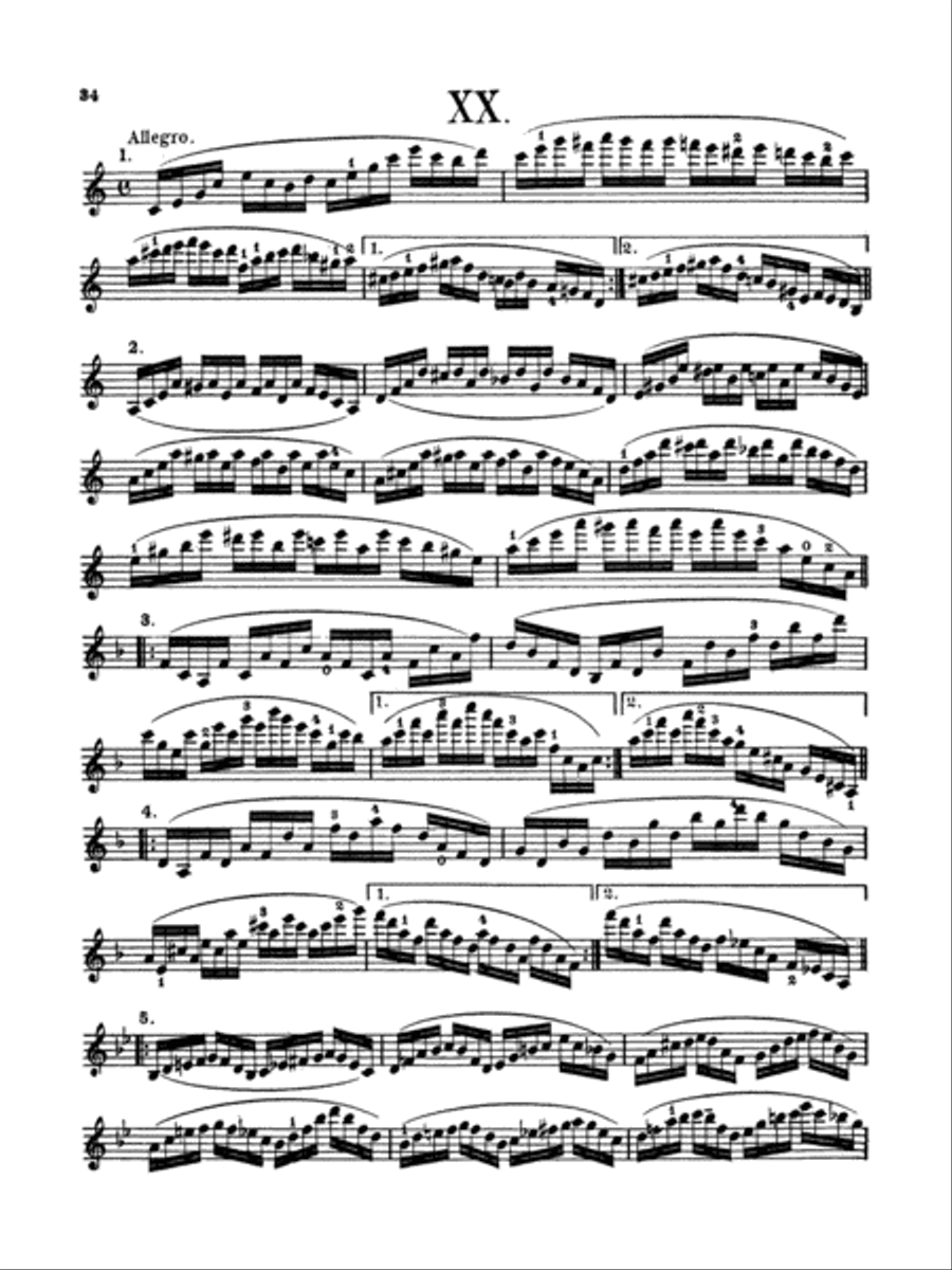Schradieck: Complete Scale Studies Part scores gallery preview page 1