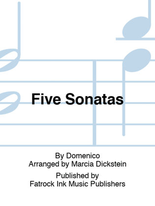Book cover for Five Sonatas