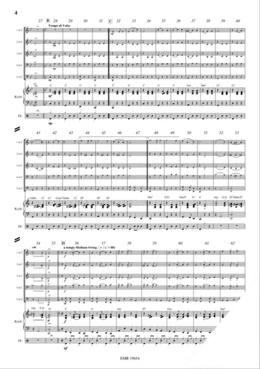 Movie Sequences Woodwind Quintet scores gallery preview page 4