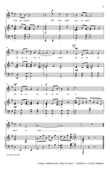 Come, Christians, Join To Sing (arr. Mark Patterson)