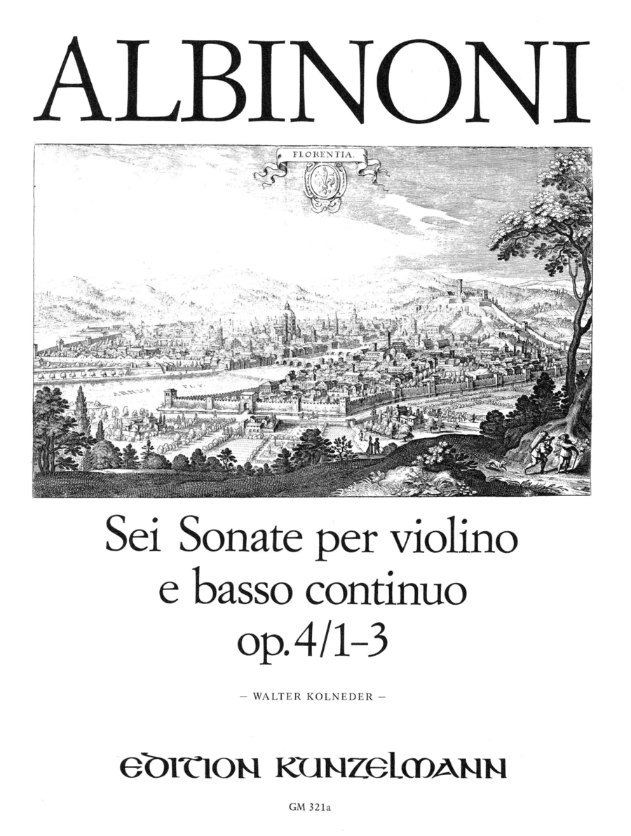 6 Sonatas, Volume 1 Violin Solo scores gallery preview page 1