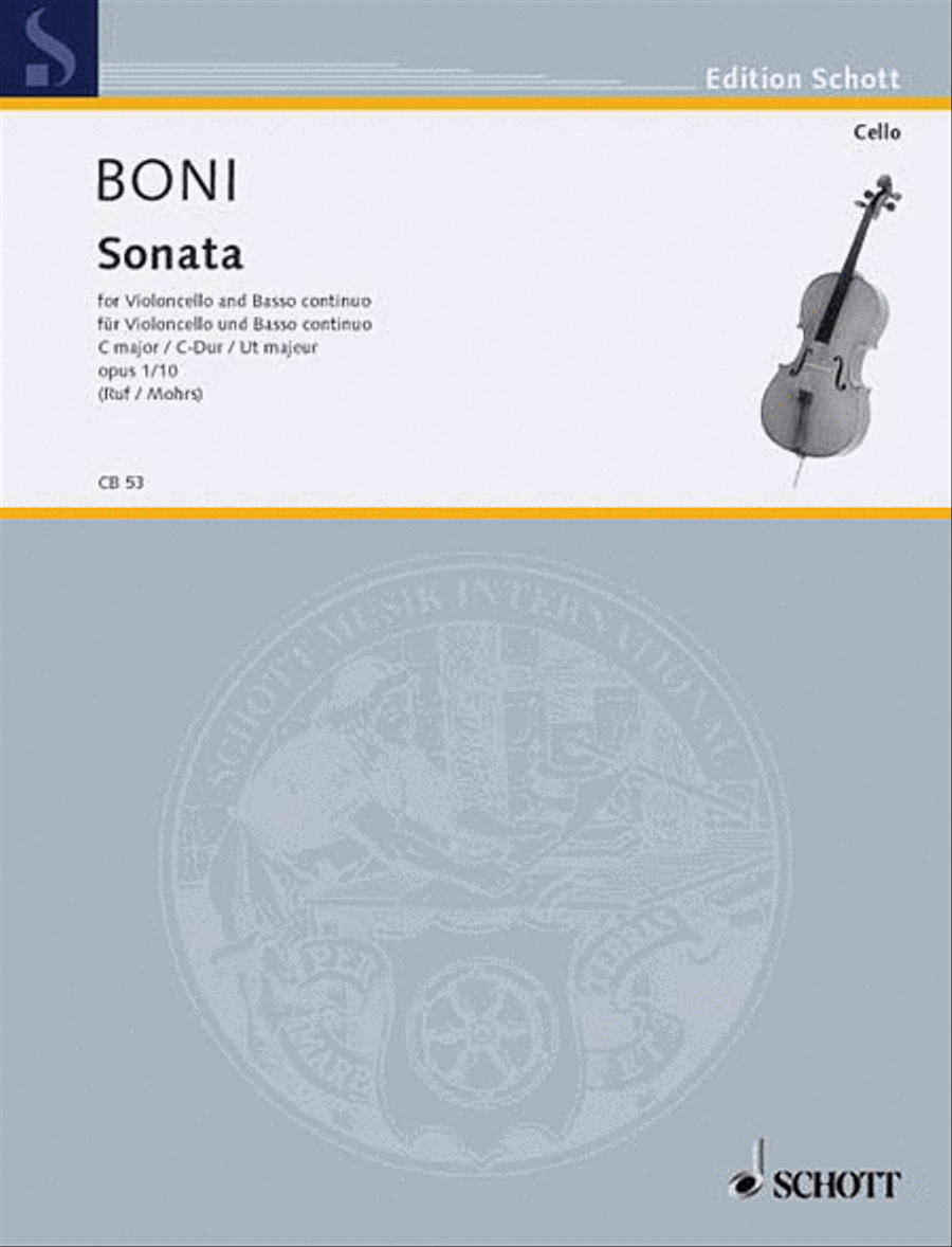Sonata in C Major Op. 1 No. 10 Piano Accompaniment scores gallery preview page 1