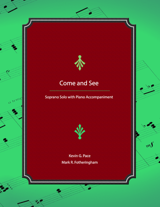 Book cover for Come and See - Vocal solo with piano accompaniment