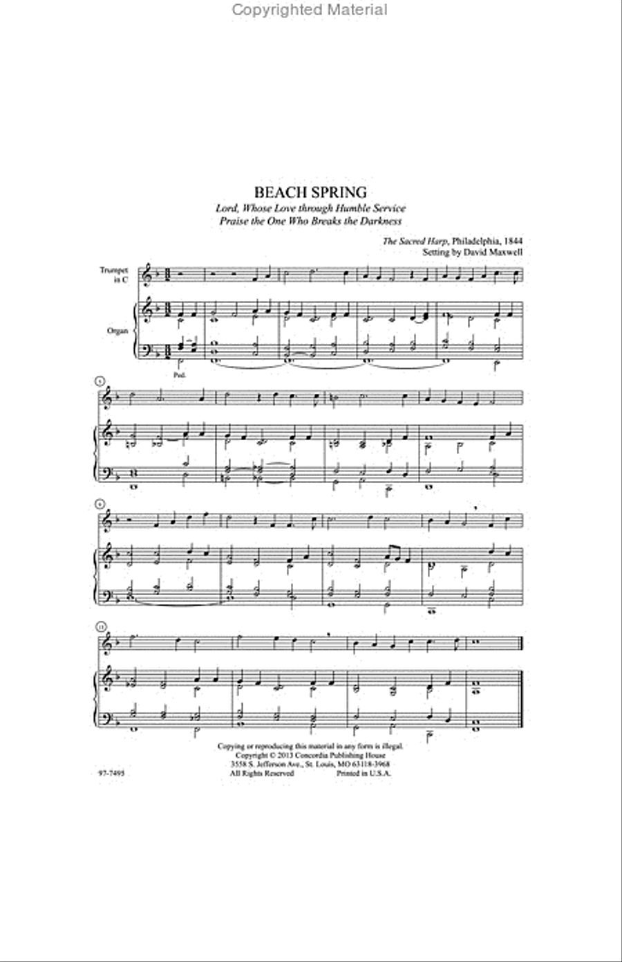 Final Stanzas: Hymn Settings for Organ and Descanting Instrument, Vol. 3 Organ scores gallery preview page 2