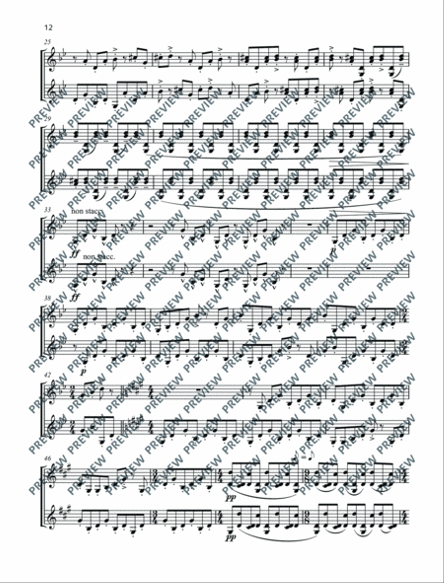 Four Turing-Test Violin scores gallery preview page 13