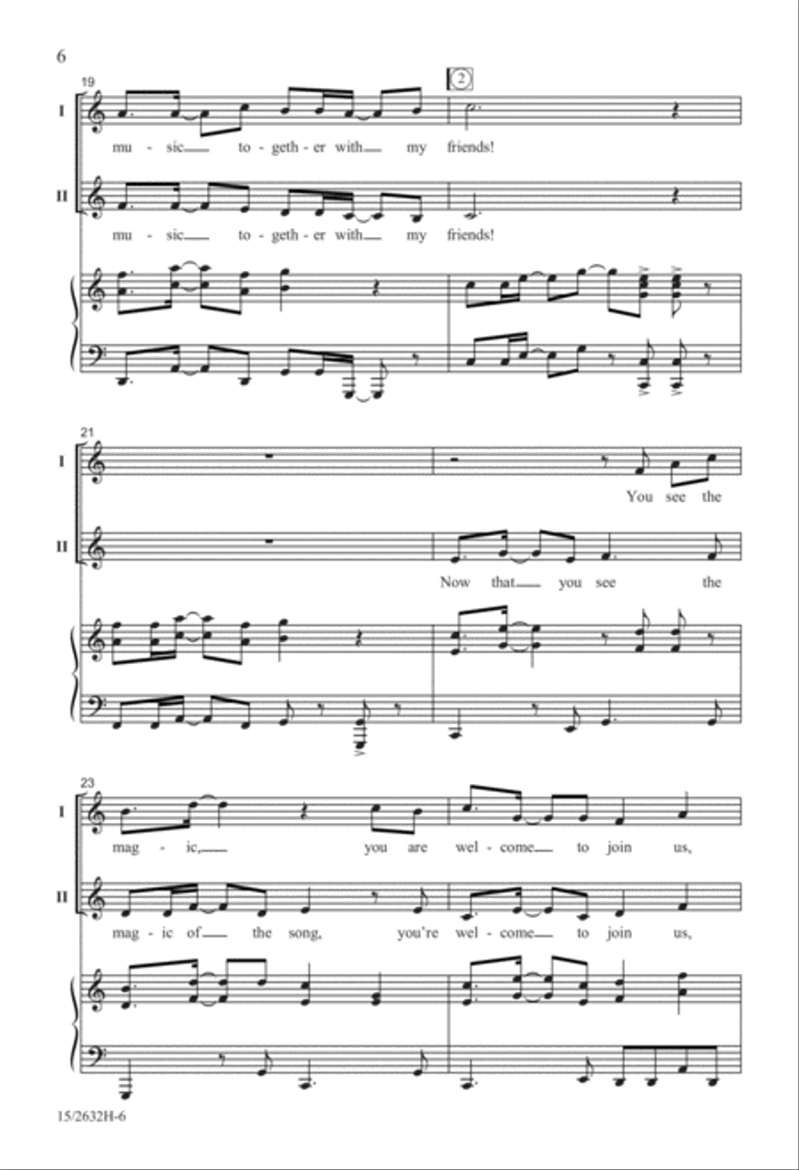 Cantando con los amigos 2-Part scores gallery preview page 7