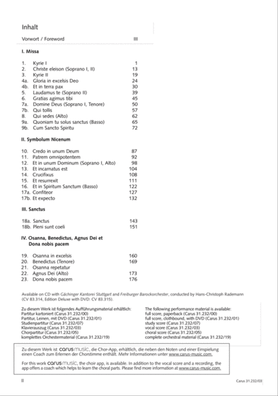 B Minor Mass, BWV 232 (Messe in h-Moll) SSATB scores gallery preview page 3