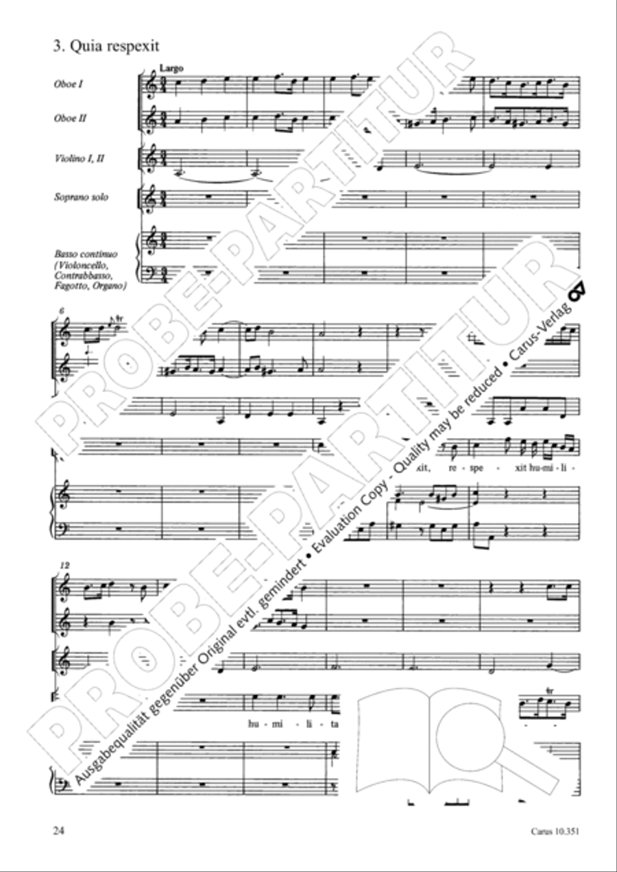 Magnificat Magnificat 4-Part scores gallery preview page 25