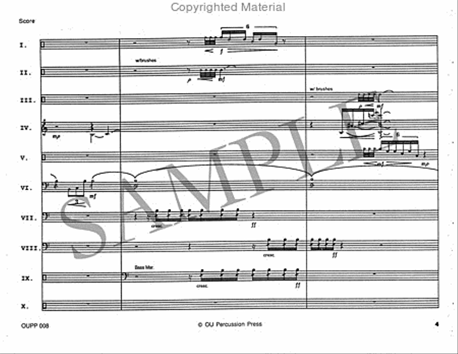 Duo Chopinesque Percussion Ensemble scores gallery preview page 5