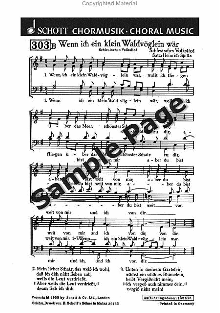 Spitta H Es Ist So Still Geworden Mixed Choir scores gallery preview page 2