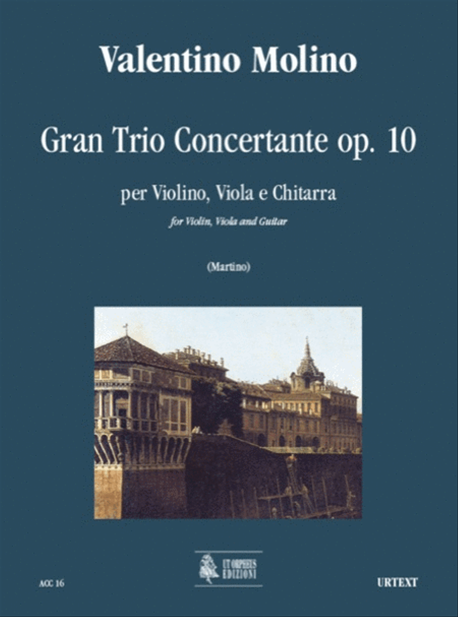 Gran Trio Concertante Op. 10 for Violin, Viola and Guitar String Orchestra scores gallery preview page 1