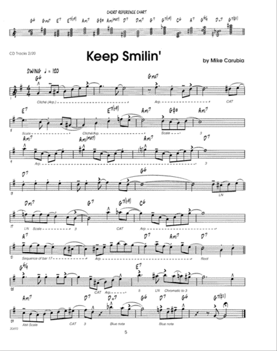 Effective Etudes For Jazz - Eb Alto Saxophone - Book with MP3 Downloads Jazz Ensemble scores gallery preview page 6
