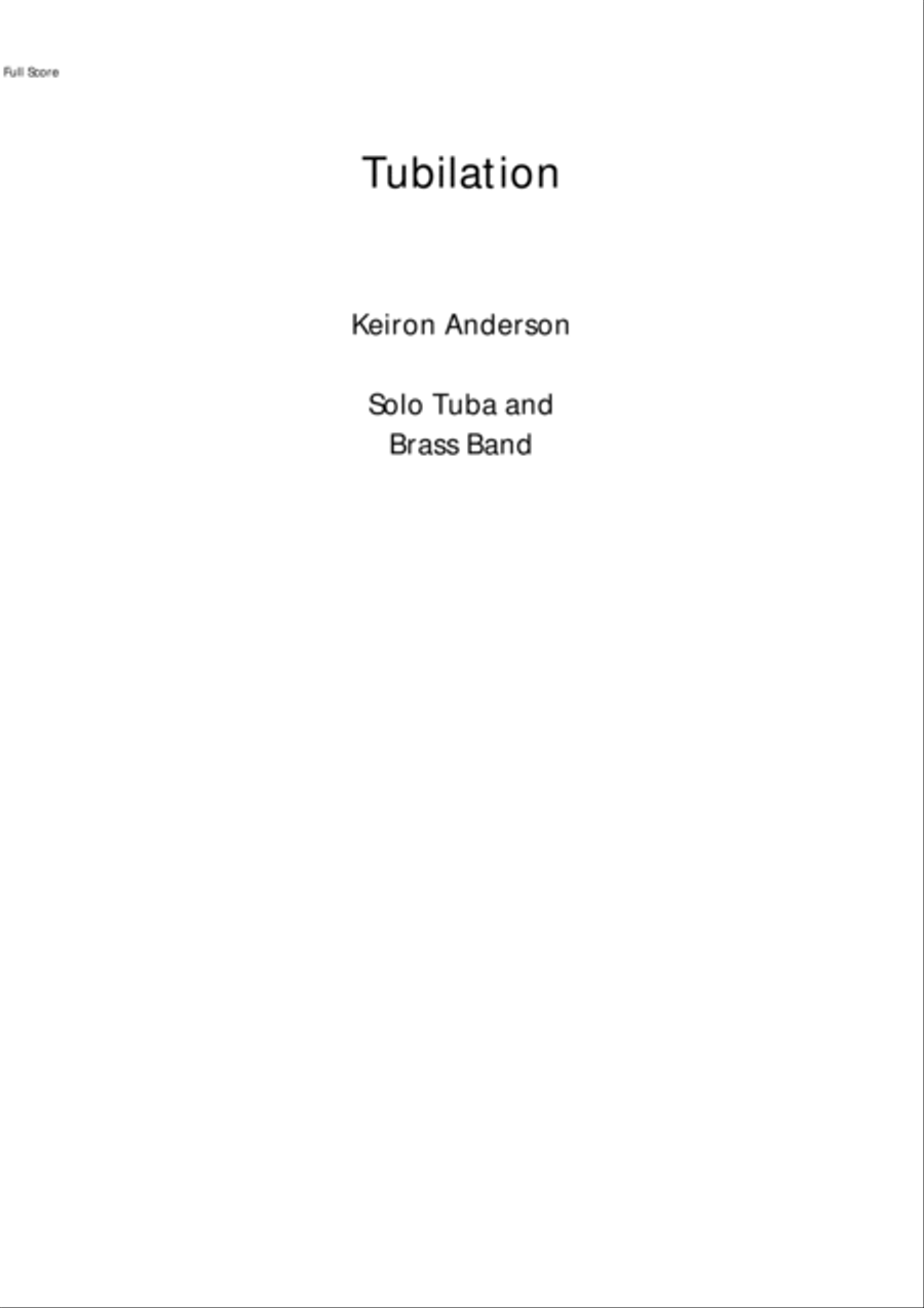 Tubilation Tubilation Brass Band scores gallery preview page 1