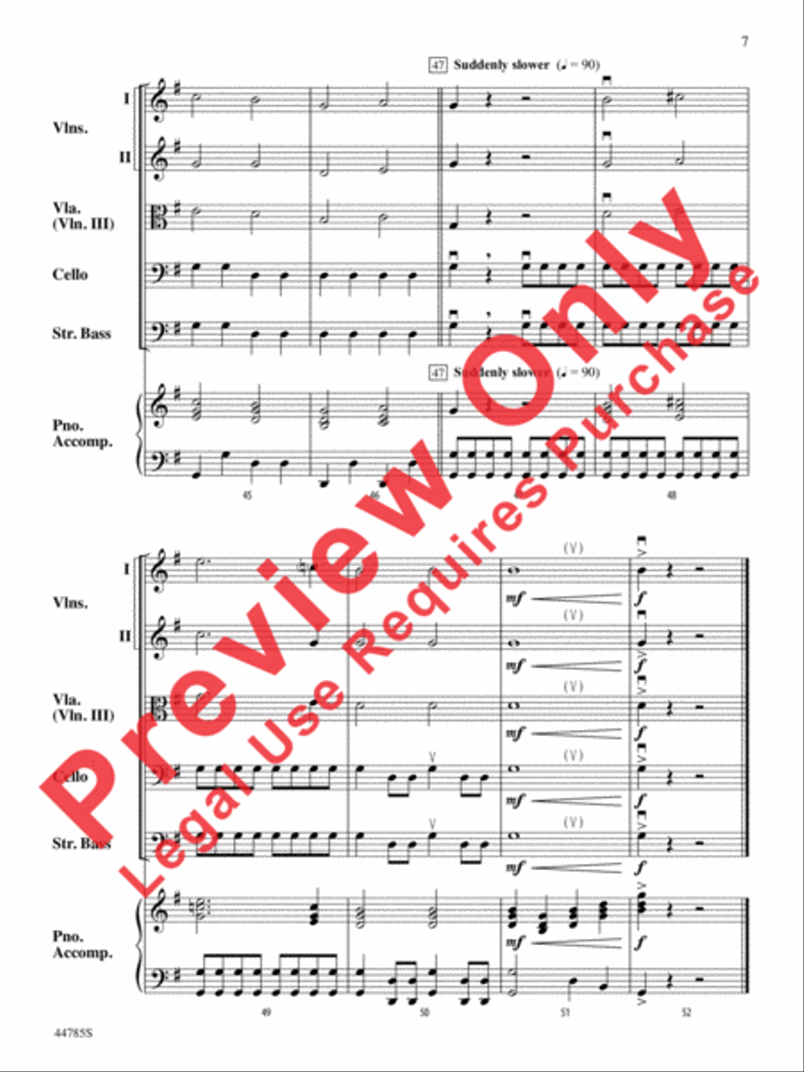 Finale from The Firebird String Orchestra scores gallery preview page 8
