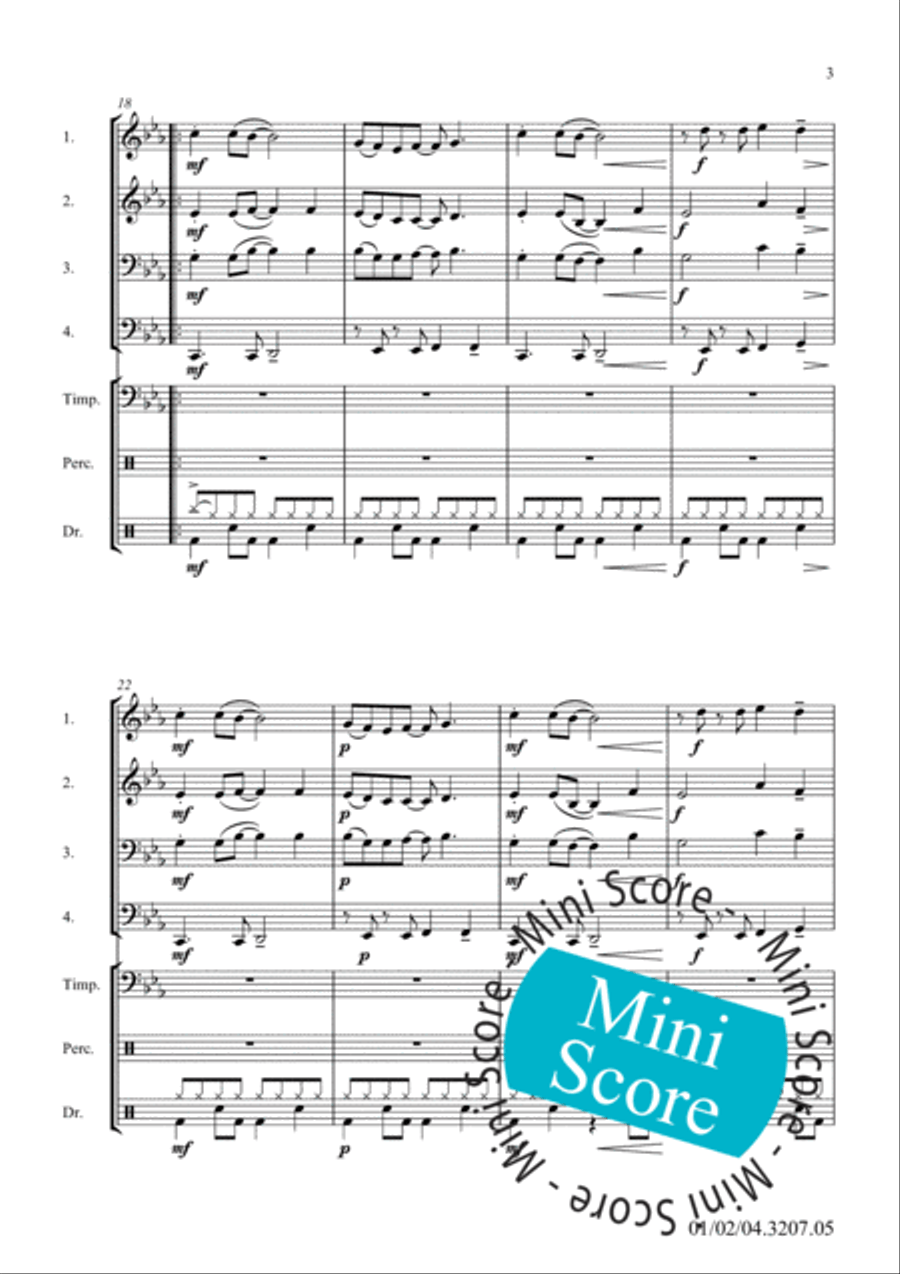 The Big Splash Fanfare Band scores gallery preview page 7
