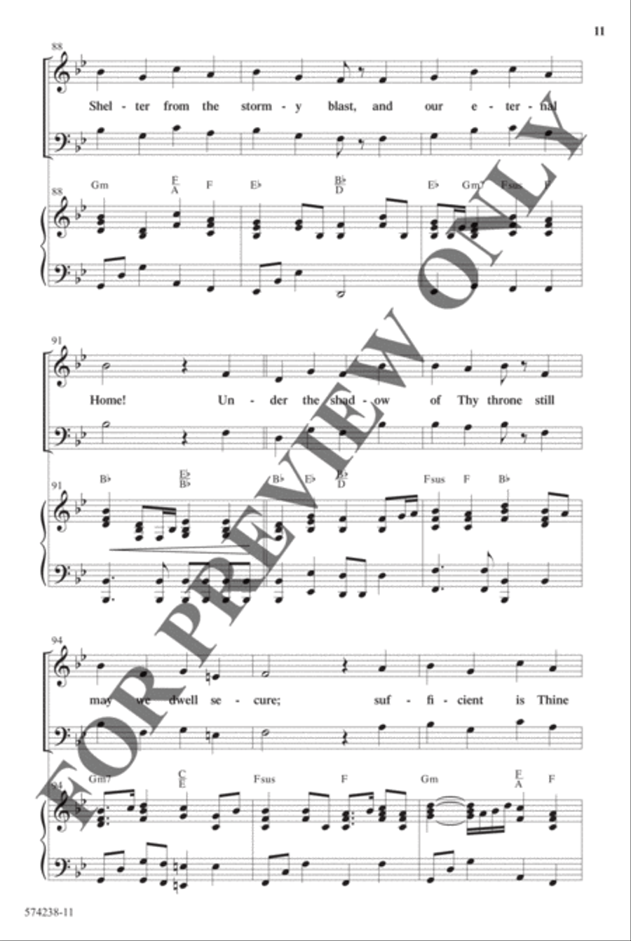 God's Faithfulness Medley - Anthem Choir scores gallery preview page 10