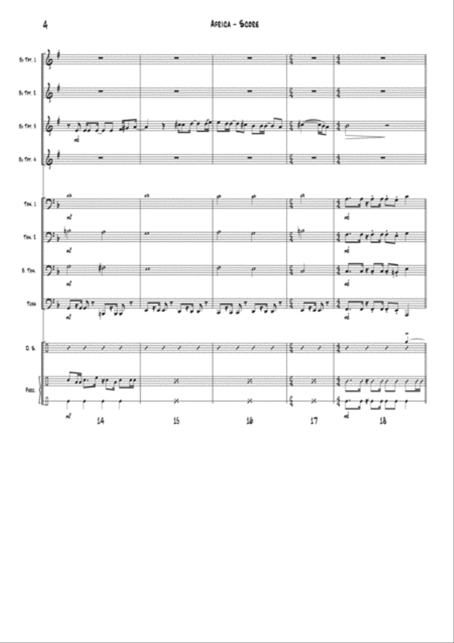 Africa Brass Ensemble scores gallery preview page 5