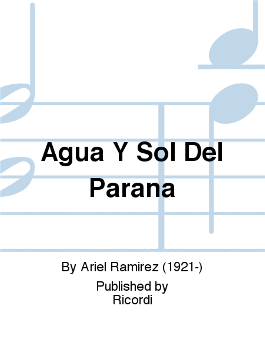 Agua Y Sol Del Parana