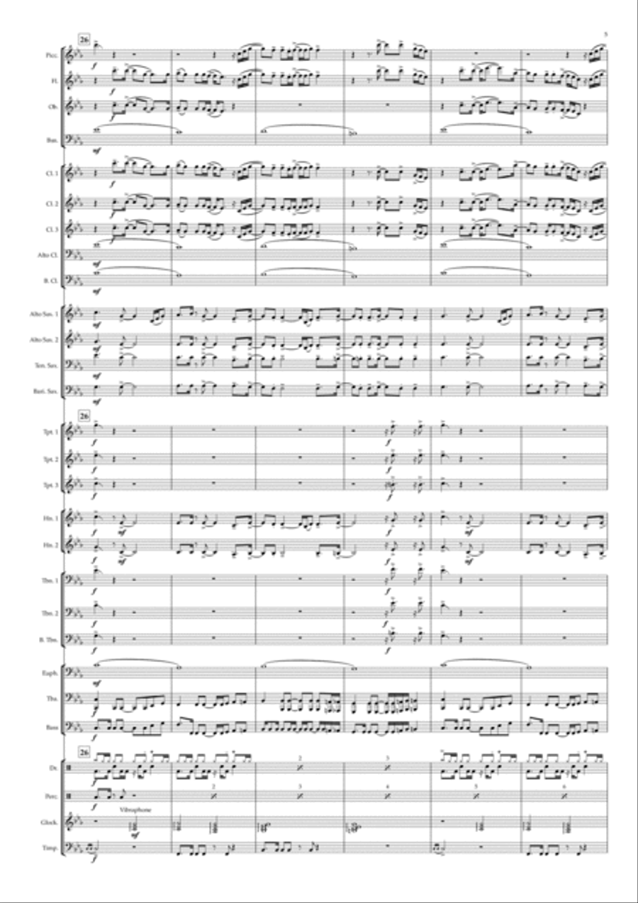 I Love Your Smile Concert Band scores gallery preview page 5