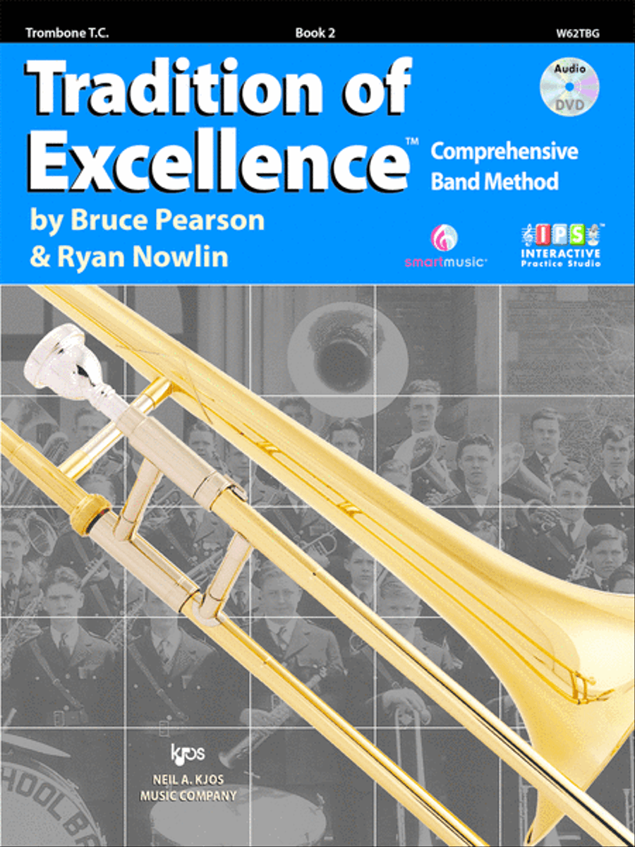 Tradition of Excellence Book 2 - Trombone T.C. Concert Band Methods scores gallery preview page 1