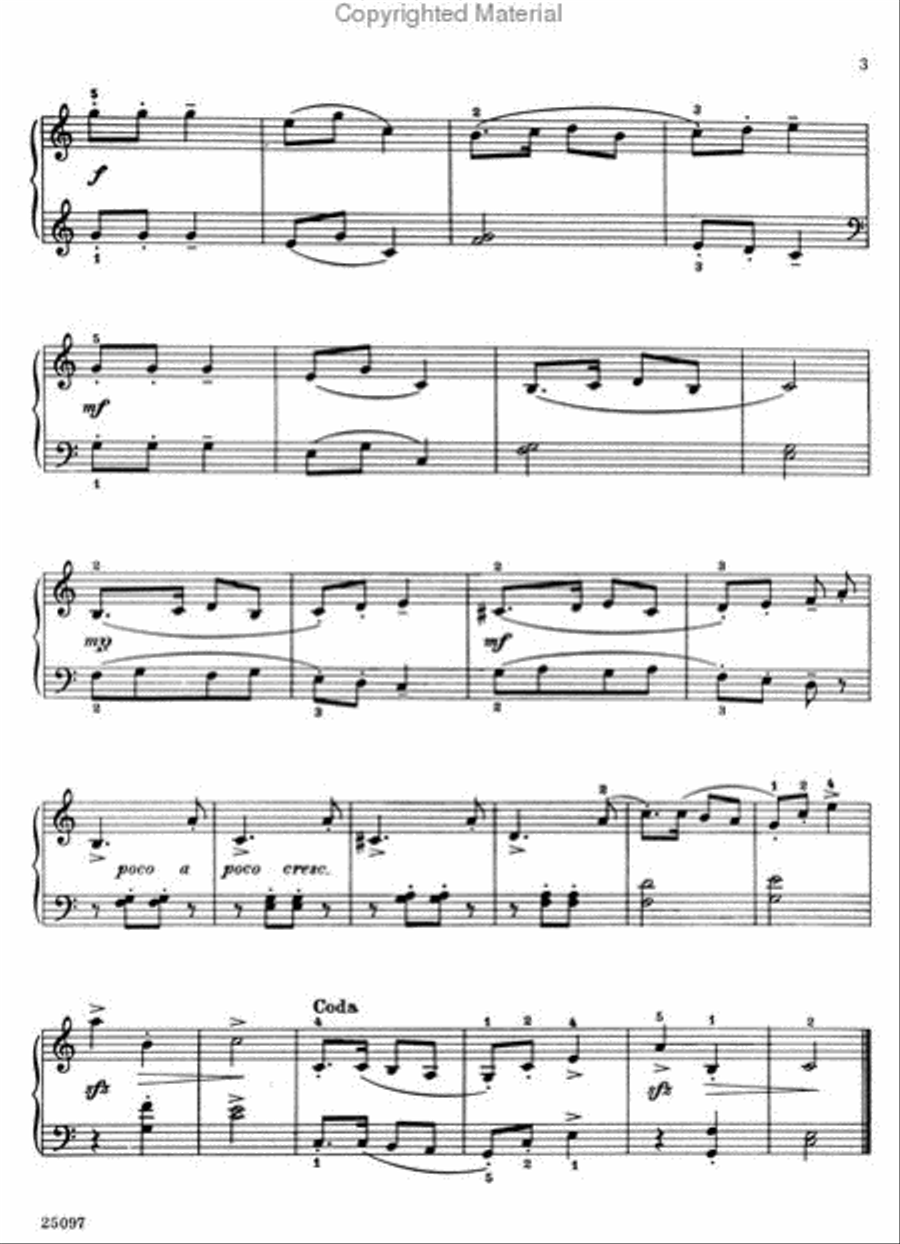 Sonatina in C Major Piano Solo scores gallery preview page 3