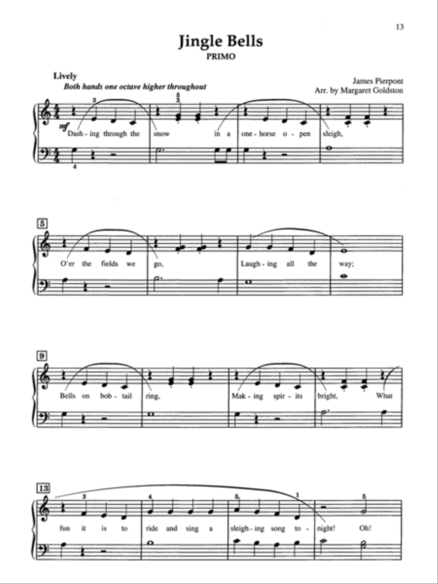 Duets for Christmas Lovers, Book 2 Small Ensemble scores gallery preview page 4