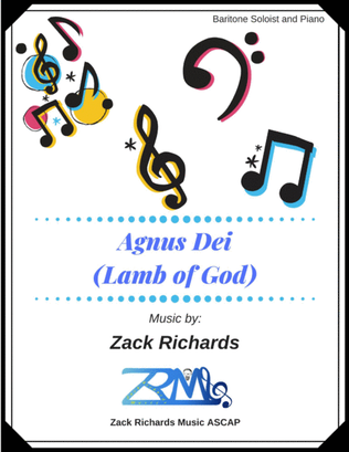 Book cover for Agnus Dei (Lamb of God) for Baritone Soloist