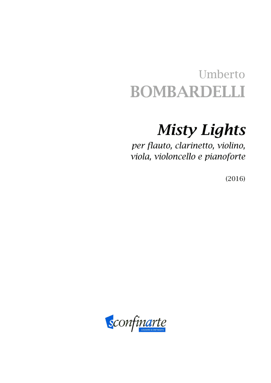 Umberto Bombardelli: MISTY LIGHTS (ES-20-122) - Score Only Small Ensemble scores gallery preview page 1