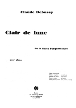 Book cover for Clair De Lune