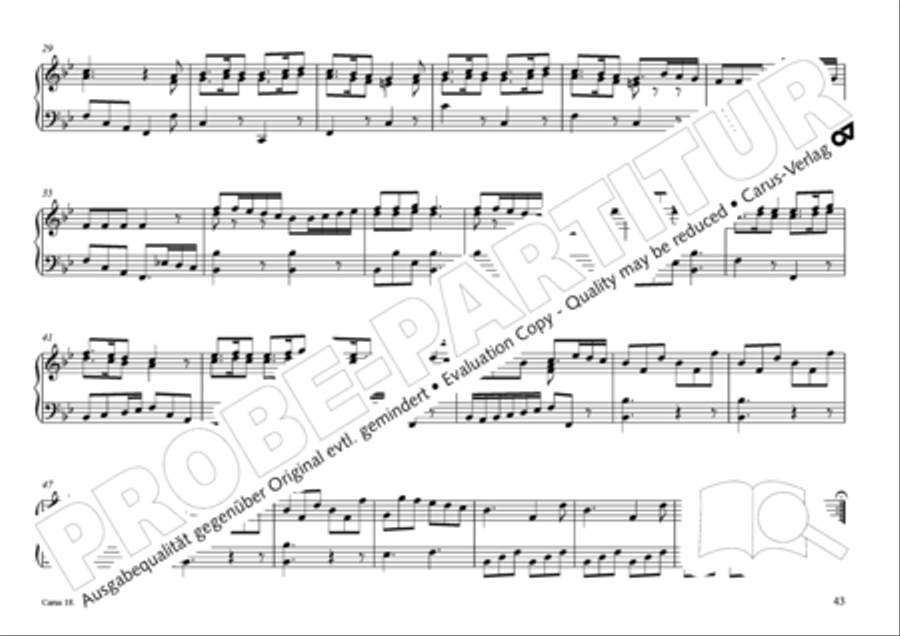 Pastoral music for organ, vol. 2: Germany, Bohemia, Austria, South Tyrol Organ Solo scores gallery preview page 44