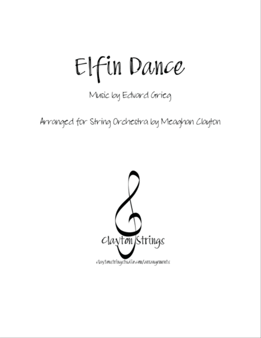 Elfin Dance String Orchestra scores gallery preview page 1