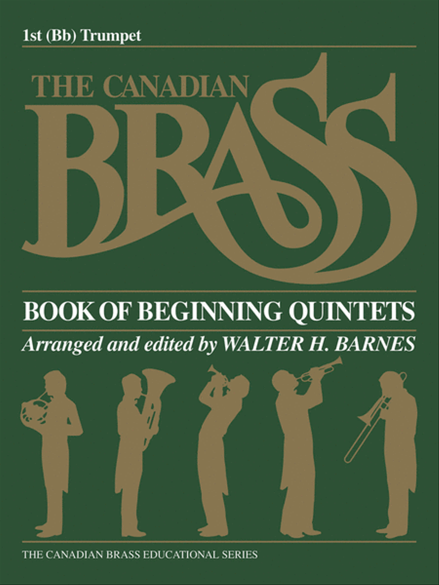 The Canadian Brass Book of Beginning Quintets Brass Quintet scores gallery preview page 1