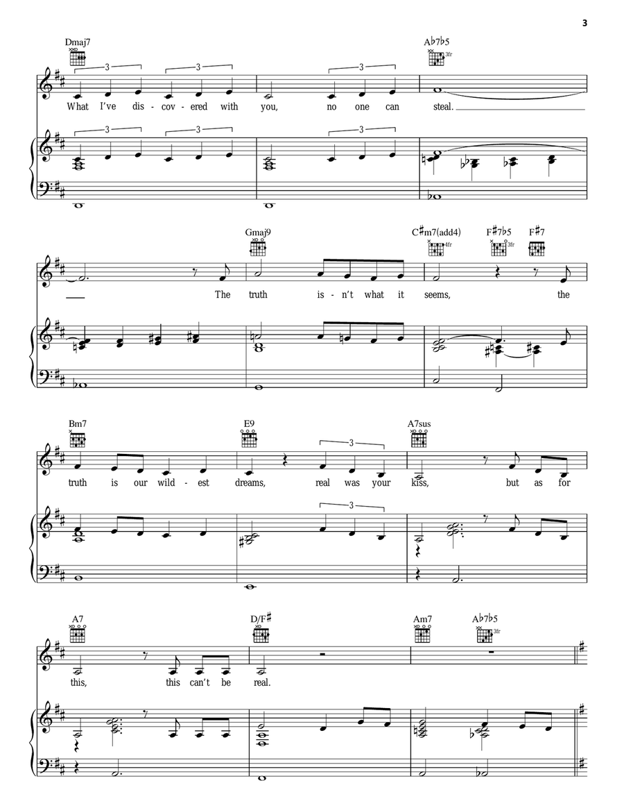 This Can't Be Real This Can't Be Real Piano, Vocal, Guitar scores gallery preview page 3