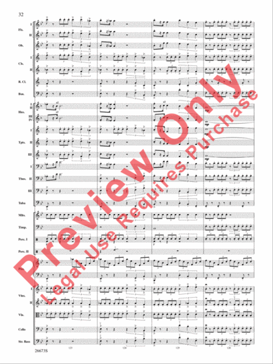 Superman Returns, Concert Selections from Full Orchestra scores gallery preview page 33