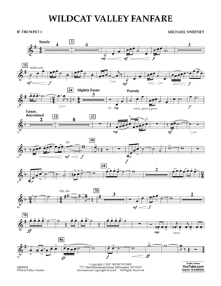 Wildcat Valley Fanfare - Bb Trumpet 1